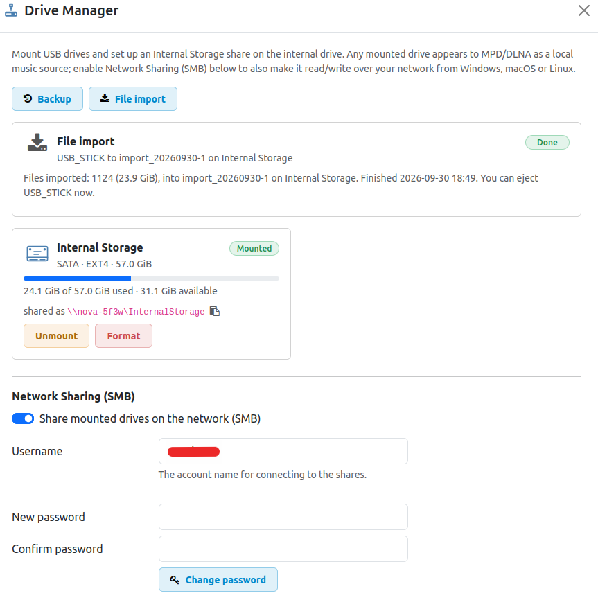 V3 drive manager